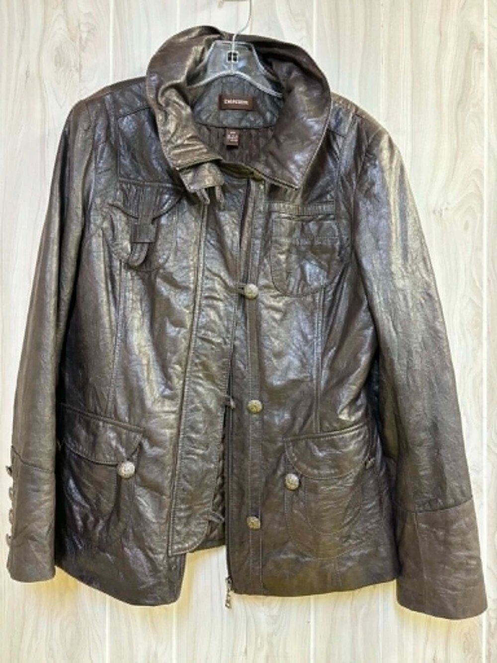 Vintage Brown Danier Leather Jacket